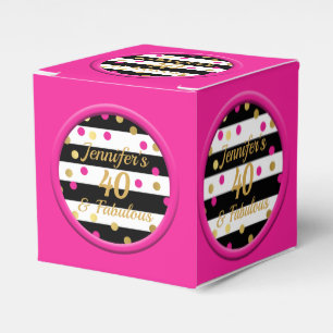 40 y fabulosas cajas favoritas de color rosado
