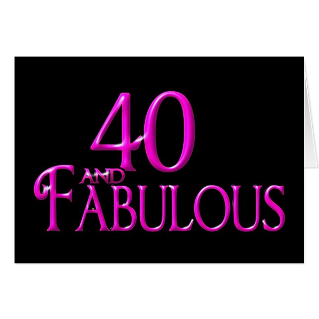 40 y fabuloso (Anverso (Horizontal))