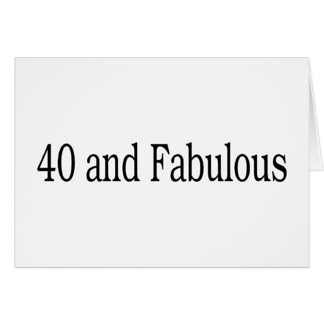 40 y fabuloso (Anverso (Horizontal))