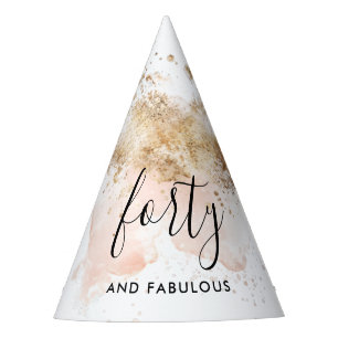 40 Y Fabuloso Gorra De La Fiesta Del Cumpleaños