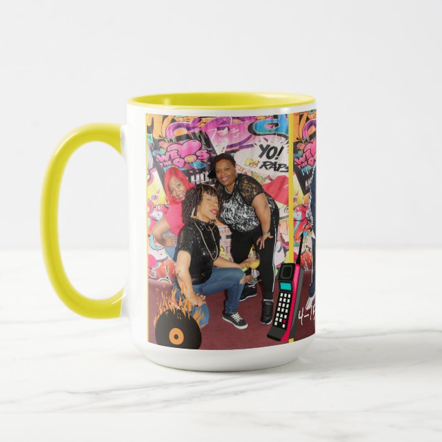 40 y taza personalizada temática de la foto del (Izquierda)