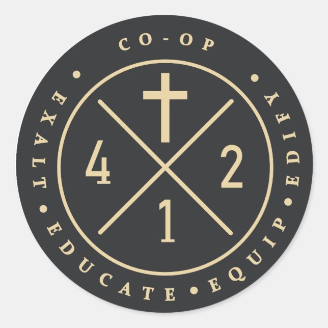 412 Pegatina redondo (Anverso)