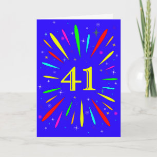 41.ª tarjeta de explosión de cumpleaños