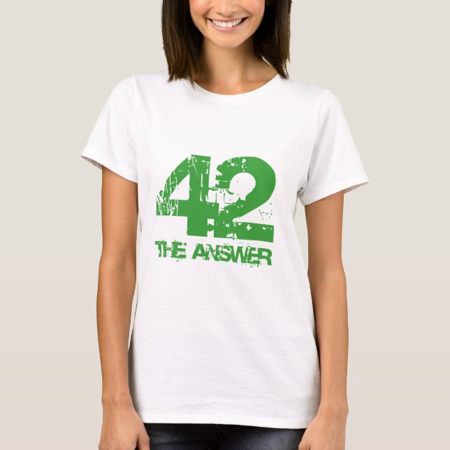 42 es la camiseta de la respuesta (Anverso)