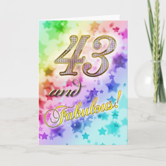 43.ª invitación a la fiesta de cumpleaños (Anverso)
