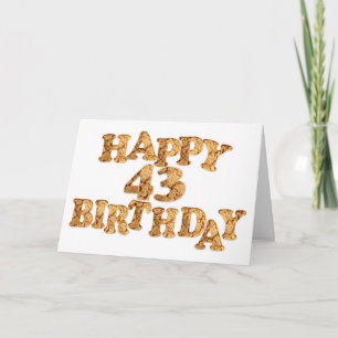 43.ª tarjeta de cumpleaños para un amante de las g