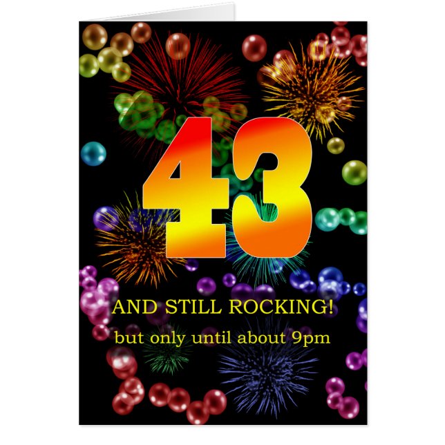 43.º Cumpleaños Aún Sacudiendo (Frente)