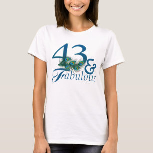 43.o Camisetas del cumpleaños