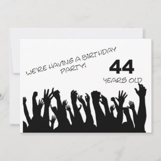 44ª invitación a la fiesta con multitudes aclamada