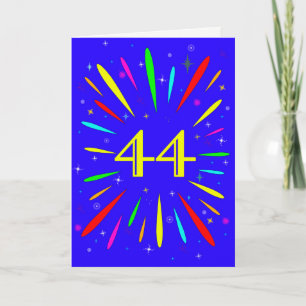 44.ª tarjeta de explosión de cumpleaños