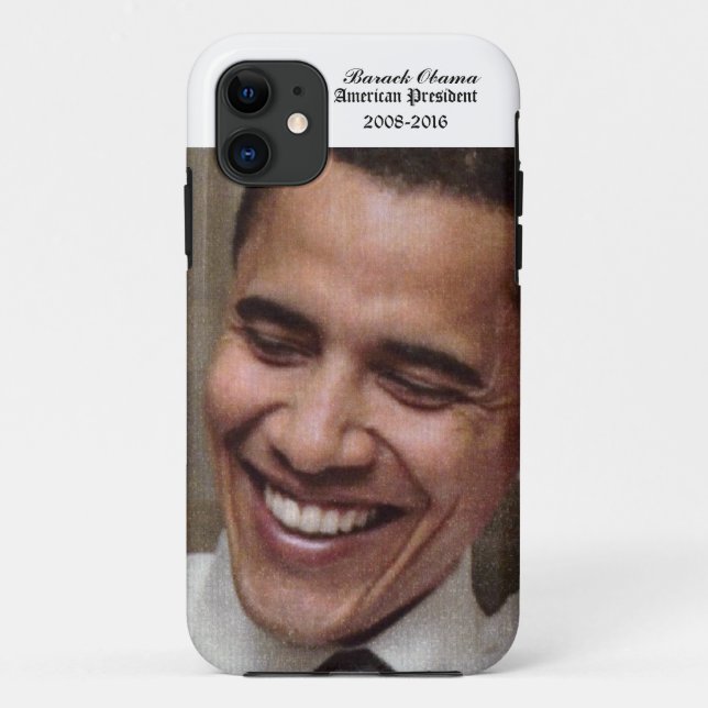44.º PRESIDENTE ESTADOUNIDENSE BARACK OBAMA funda (Reverso)