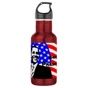44.o Presidente, Barack Obama y botella de agua de