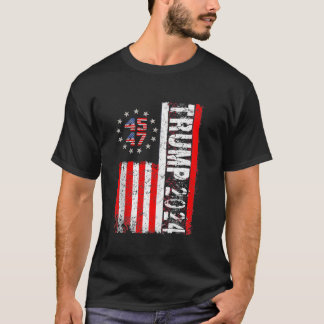 45 47 Trump 2024 Bandera Americana Camiseta