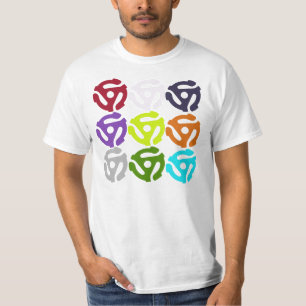 45 adaptadores de registro del disco -- Camiseta