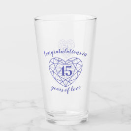 45° aniversario 45 años personalizado azul zafiro