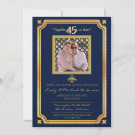 45° Aniversario del Boda - AÑADIR FOTOS Invitacion