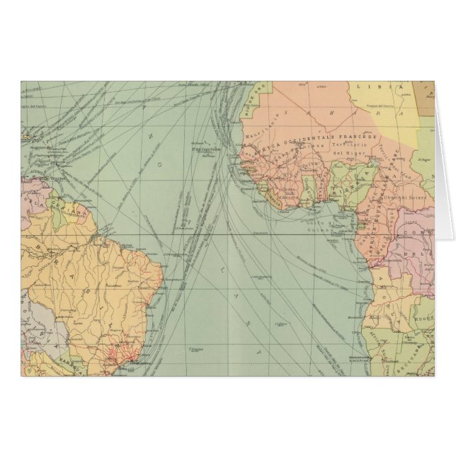 45 líneas de comunicación, Océano Atlántico (Anverso (Horizontal))