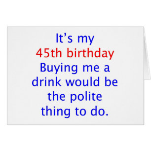 45 me compran una bebida