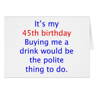 45 me compran una bebida
