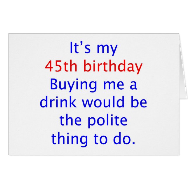 45 me compran una bebida (Anverso (Horizontal))