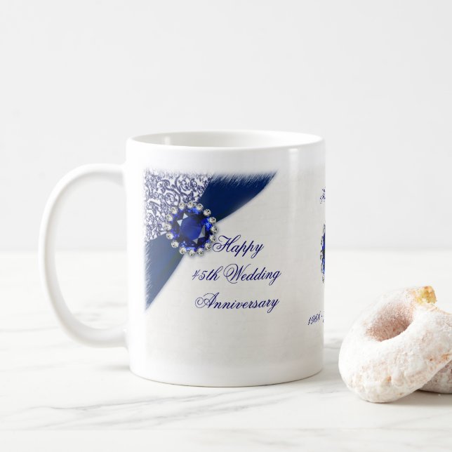 45.o Taza del aniversario de boda (Con donut)