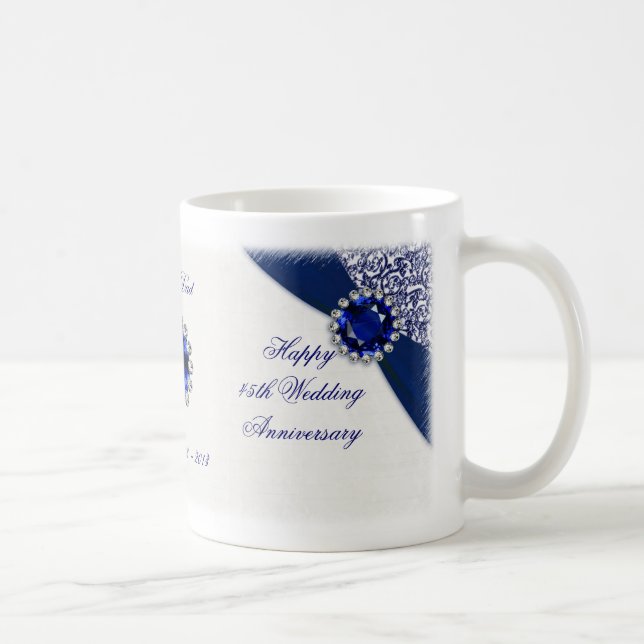 45.o Taza del aniversario de boda (Derecha)