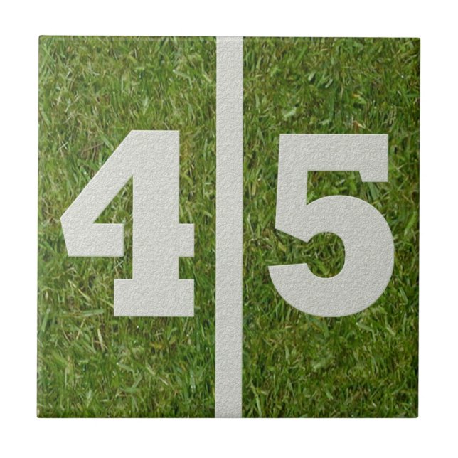 45.o Teja del personalizable del fútbol del (Frente)