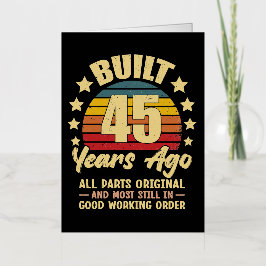 45 Years Ago All Parts Original 45th Birthday