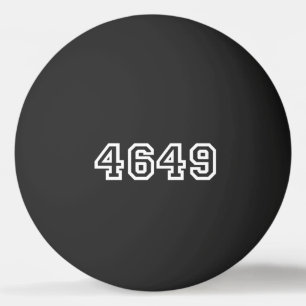 4649 Bola japonesa de jerga Yoroshiku Ping Pong