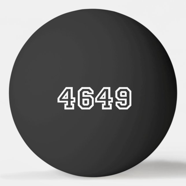 4649 Bola japonesa de jerga Yoroshiku Ping Pong (Anverso)