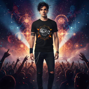 46 & 2   Camiseta de brújula steampunk inspirada e