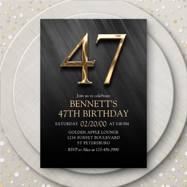 47.ª invitación de cumpleaños (Subido por el creador)