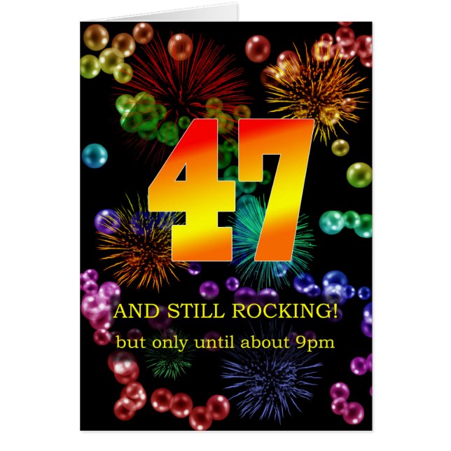 47.º Cumpleaños Aún Sacudiendo (Frente)