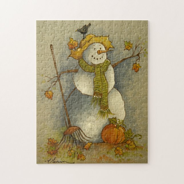 4878 Cosecha del rompecabezas de Snowman (Vertical)