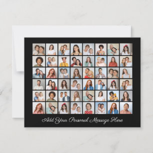 48 Collage de fotos Añadir su propia tarjeta de fe