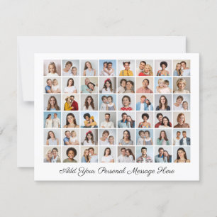 48 Collage de fotos Añadir su propia tarjeta de fe