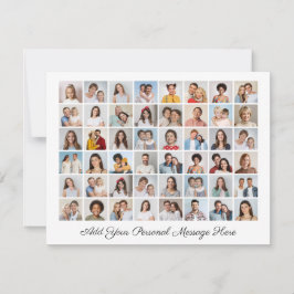 48 Collage de fotos Añadir su propia tarjeta de fe