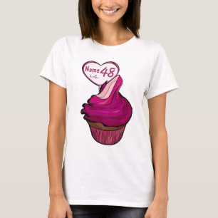 48.o Camisetas de la magdalena del cumpleaños
