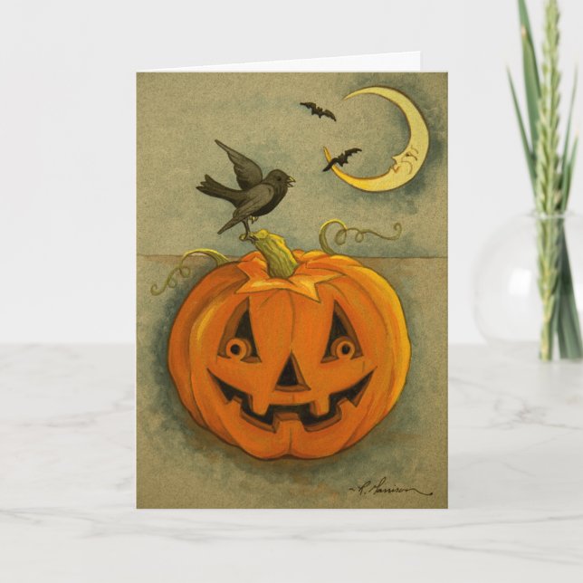 4900 Tarjeta de felicitación de Halloween - esposo (Anverso)
