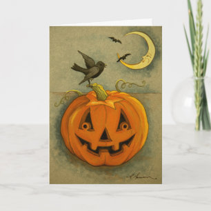 4900 Tarjeta de felicitación de Halloween Hija y N