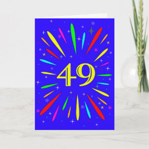 49.ª tarjeta de explosión de cumpleaños