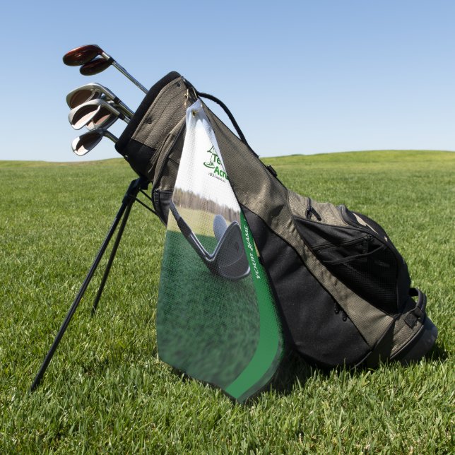 4.ª Acres Toallas De Golf Personalizadas (Verde)