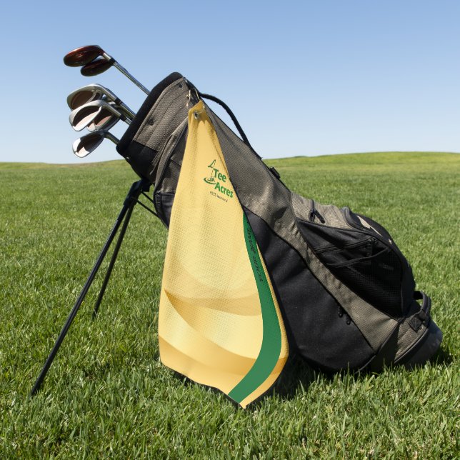 4.ª Acres Toallas De Golf Personalizadas (Verde)