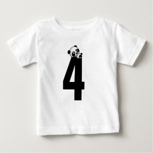 4.ª edad 4 Panda Bear camisetas