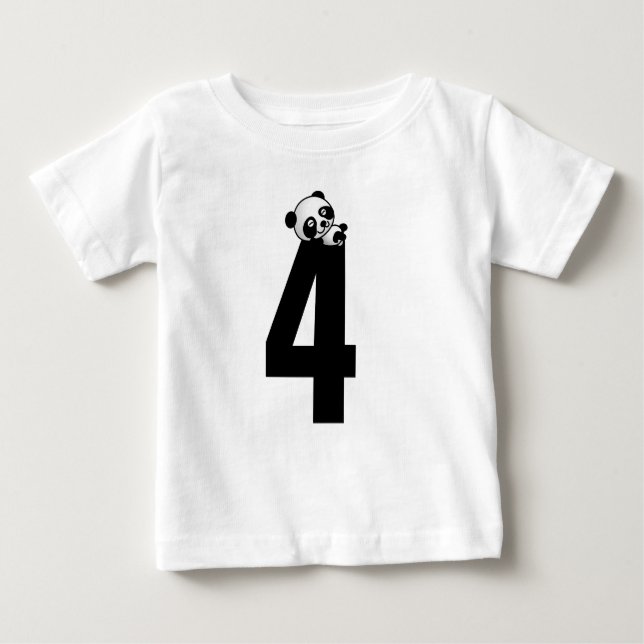 4.ª edad 4 Panda Bear camisetas (Anverso)