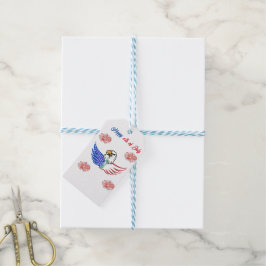 4.ª etiqueta de regalo de julio