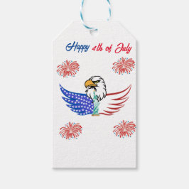 4.ª etiqueta de regalo de julio