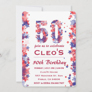 4.ª Invitación A La Fiesta De Cumpleaños Del 50 De