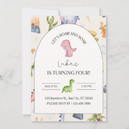 4.ª invitación de cumpleaños