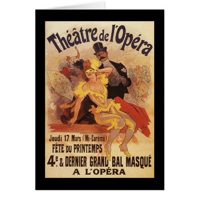 4.ª pelota enmascarada en el Teatro de la Ópera (Frente)